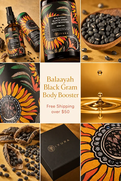 Advertisement for Balaayah body oil